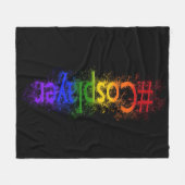 Falling Proud Cosplayer Fleecedecke (Vorderseite (Horizontal))