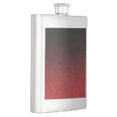 Falling Red & Black Glitzer Gradient Flachmann (Rechts)