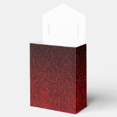Falling Red & Black Glitzer Gradient Geschenkschachtel (Geöffnet)