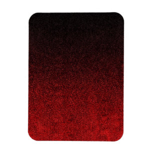 Falling Red & Black Glitzer Gradient Magnet