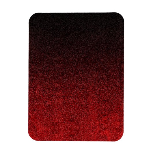 Falling Red & Black Glitzer Gradient Magnet (Vertikal)