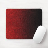 Falling Red & Black Glitzer Gradient Mousepad (Mit Mouse)