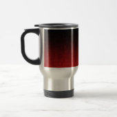 Falling Red & Black Glitzer Gradient Reisebecher (Links)