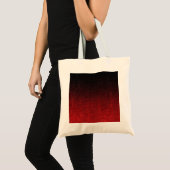 Falling Red & Black Glitzer Gradient Tragetasche (Vorderseite (Produkt))