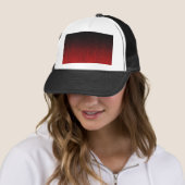 Falling Red & Black Glitzer Gradient Truckerkappe (Beispiel)