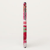 Falling Red Floral Burst Case-Mate iPhone Hülle (Hinten/Links)