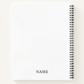 Falling Sakura by Ryokan Kanji Notebook Notizblock (Rückseite)