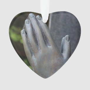 Falling Silent Prayer Ornament