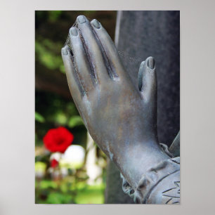 Falling Silent Prayer Poster