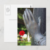Falling Silent Prayer Postkarte (Vorne/Hinten)