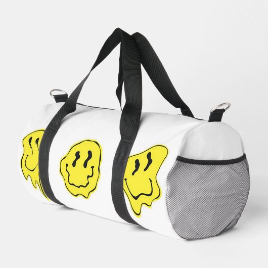 Falling Smile Faces Duffle Bag (Rechte Ecke)