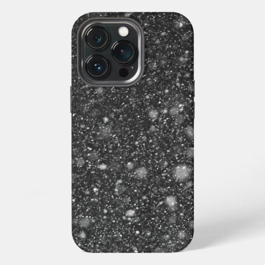 Falling Snow Overlay iPhone Hülle (Hinten)
