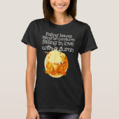 Falling temperatures with warm Autumn Drink for Fa T-Shirt (Vorderseite)