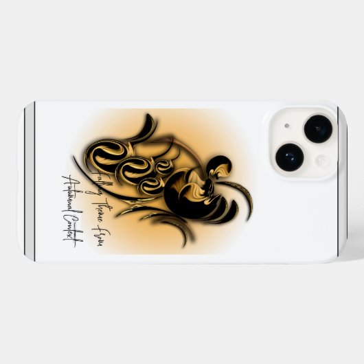 "Falling Theme from Autumnal Context", iPhone Case (Rückseite (Horizontal))