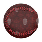 Falling Viktorianisch Skulls Red Baseball (Vorderseite Links)
