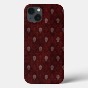 Falling Viktorianisch Skulls Red Case-Mate iPhone Hülle