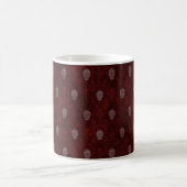Falling Viktorianisch Skulls Red Kaffeetasse (Mittel)