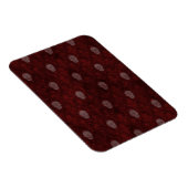 Falling Viktorianisch Skulls Red Magnet (Rechte Seite)