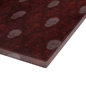 Falling Viktorianisch Skulls Red Schneidebrett (Ecke)