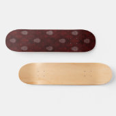 Falling Viktorianisch Skulls Red Skateboard (Horizontal)