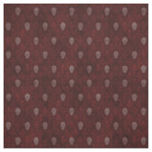 Falling Viktorianisch Skulls Red Stoff (Muster)