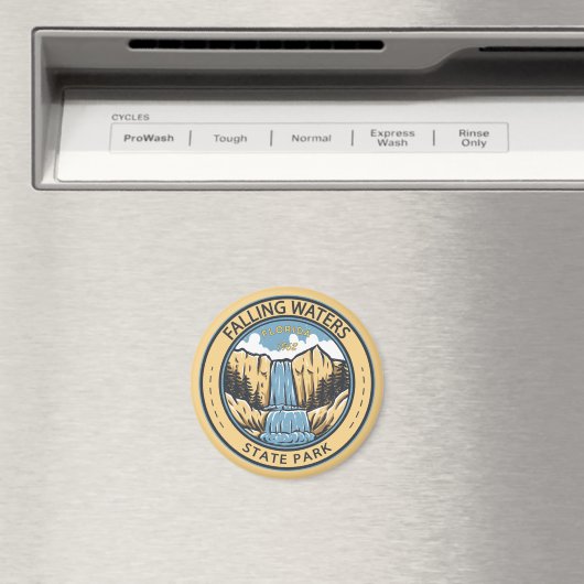 Falling Waters Staat Park Florida Abzeichen Magnet (In Situ (Geschirrspüler))