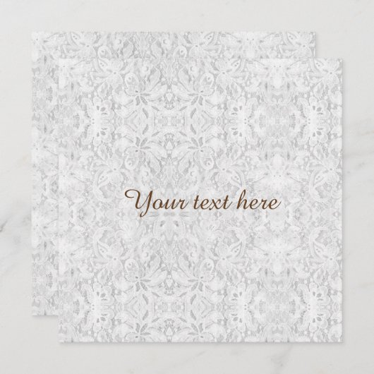 Falling White Lace (Vorne/Hinten)