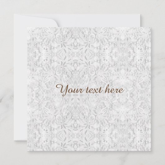 Falling White Lace (Vorderseite)