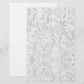 Falling White Lace Briefpapier (Vorne/Hinten)