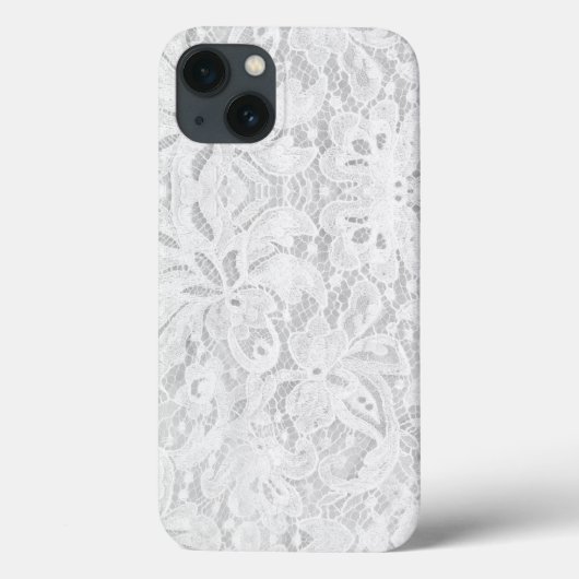 Falling White Lace Case-Mate iPhone Hülle (Rückseite)