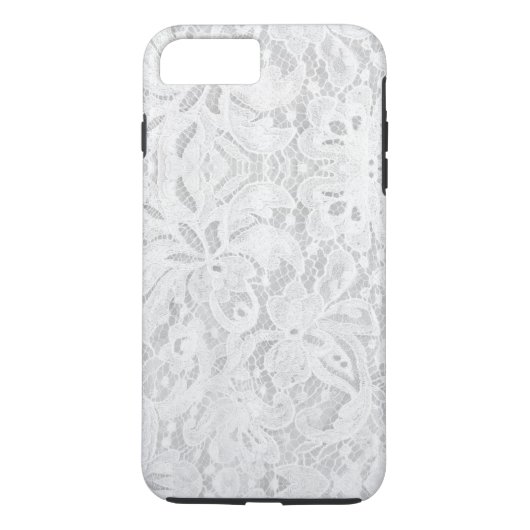 Falling White Lace Case-Mate iPhone Hülle (Rückseite)