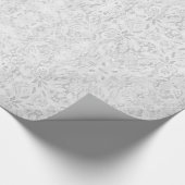 Falling White Lace Geschenkpapier (Ecke)