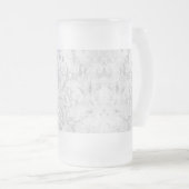 Falling White Lace Mattglas Bierglas (VorderseiteRechts)