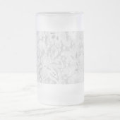 Falling White Lace Mattglas Bierglas (Mittel)