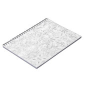 Falling White Lace Notizblock (Linke Seite)