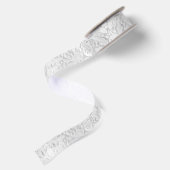Falling White Lace Satinband (Rückseite)