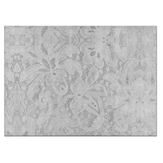 Falling White Lace Schneidebrett (Vorderseite)