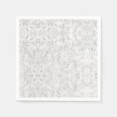 Falling White Lace Serviette (Vorderseite)