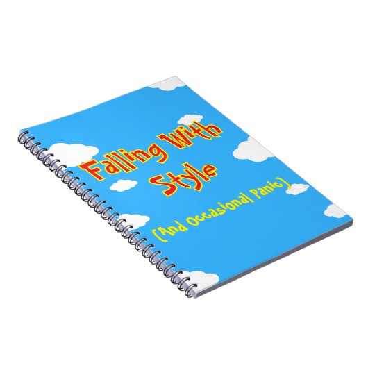 Falling With Style (And Occasional Panic) Notizblock (Rechte Seite)