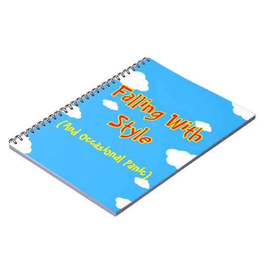 Falling With Style (And Occasional Panic) Notizblock (Linke Seite)