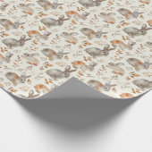 Fallkaninchen Geschenkpapier (Ecke)