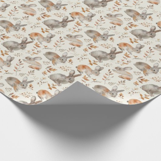 Fallkaninchen Geschenkpapier (Ecke)