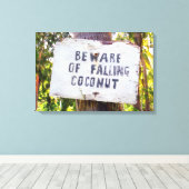 FALLKOKONUTS 16x24 Leinwanddruck (Insitu (Holzboden))