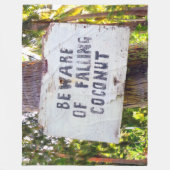 FALLKOKONUTS FLEECEDECKE (Vorderseite)