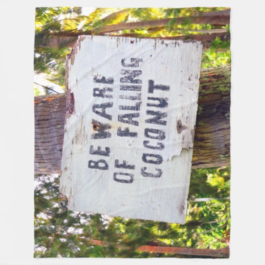 FALLKOKONUTS FLEECEDECKE (Vorderseite)