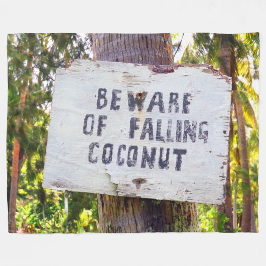 FALLKOKONUTS FLEECEDECKE (Vorderseite (Horizontal))