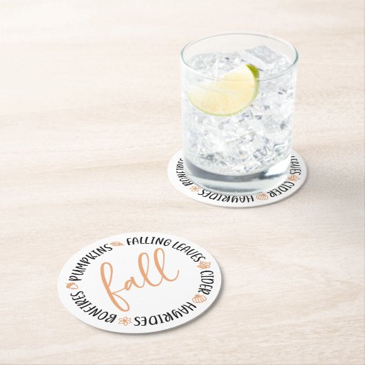 Fallkreis Runder Pappuntersetzer (Vor Ort)