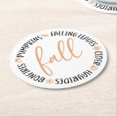 Fallkreis Runder Pappuntersetzer (Angewinkelt)