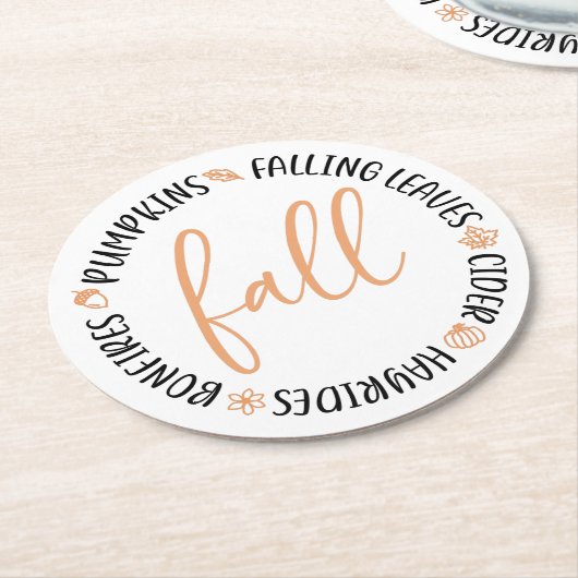 Fallkreis Runder Pappuntersetzer (Angewinkelt)