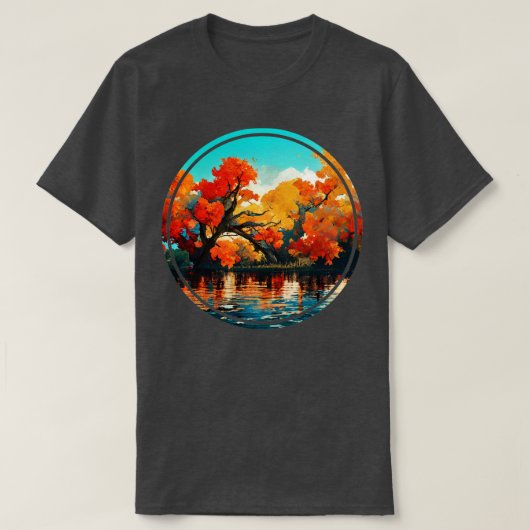 Fallkreisgestaltung T-Shirt (Design vorne)